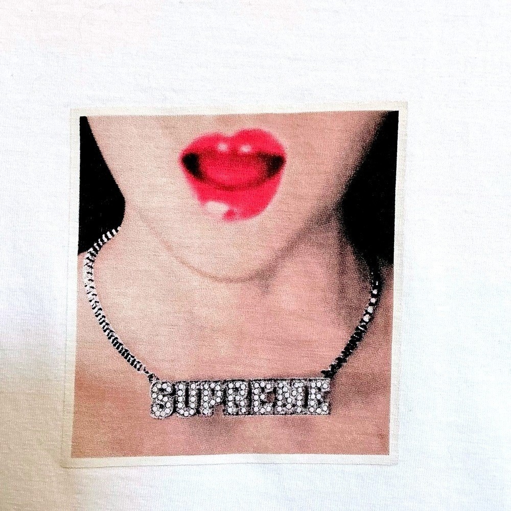 Supreme Necklace Tee Shirt - Crispy White Unisex T-Shirt Size Small
